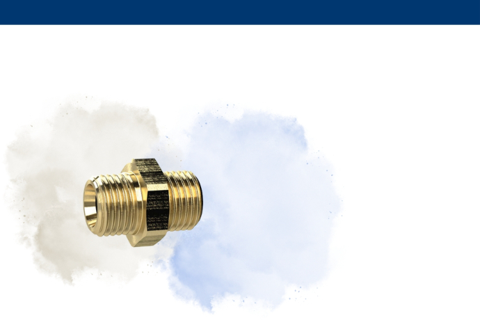 RIEGLER Gewindefittings – Druckluft Fittings Messing und Edelstahl