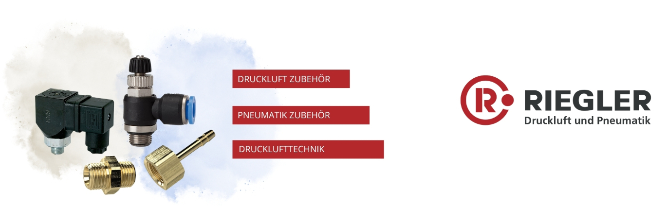 RIEGLER Druckluft Zubehör – Pneumatik für Industrie und Handwerk