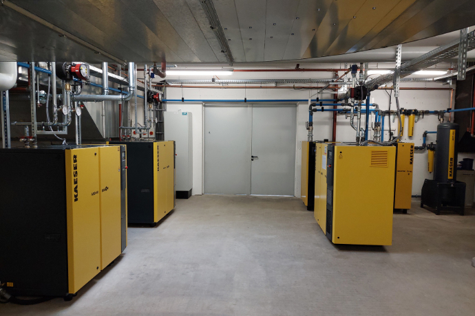 KAESER Druckluftstation bei Gebr. Schwarz GmbH