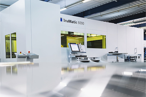 Laserschneidanlage TruMatic 6000 bei Haimerl Lasertechnik