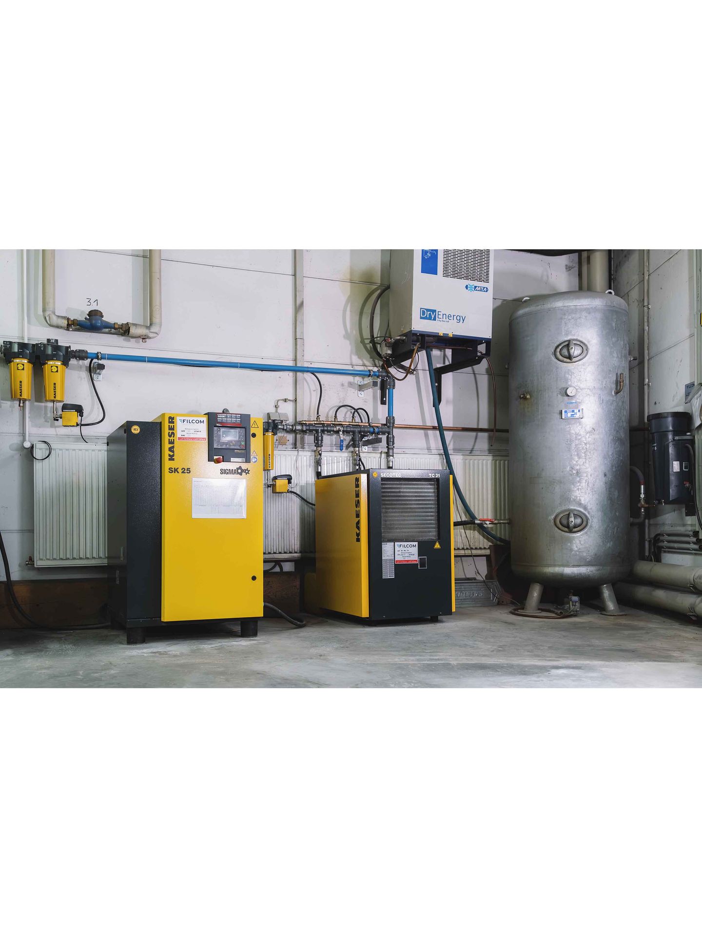KAESER Druckluftstation bei HAIMERL Lasertechnik