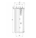 FILTREC Filterelement für SF-Filter HY13736 Zeichnung