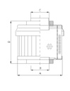 FILTREC Hydraulikfilterelement WT839 Zeichnung
