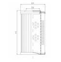 FILTREC Filterelement für SF-Filter HY90371 Zeichnung