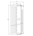 FILTREC Filterelement für SF-Filter HY11696 Zeichnung