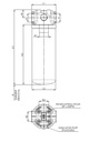 FILTREC Leitungsfilter (Druckfilter) FA405G25BB4DT000S0 Zeichnung