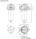 FILTREC Rücklauffilter FR62R102G10BBB4001B000 Zeichnung