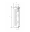 FILTREC Hydraulikfilterelement (Rücklauffilter) RHR240S50B3/AB1 Zeichnung