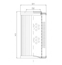 FILTREC Filterelement für Druckfilter XD100T60AV Zeichnung