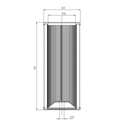 FILTREC Filterelement für SF-Filter HY24102 Zeichnung