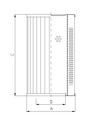 FILTREC Filterelement für Rücklauffilter RLR120E20B/5 Zeichnung