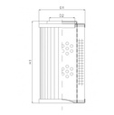 FILTREC Filterelement für Rücklauffilter R274G10 Zeichnung