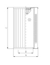FILTREC Filterelement für Rücklauffilter RVR500B25B Zeichnung