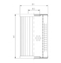FILTREC Hydraulikfilterelement (Rücklauffilter) XR630GW03B0 Zeichnung