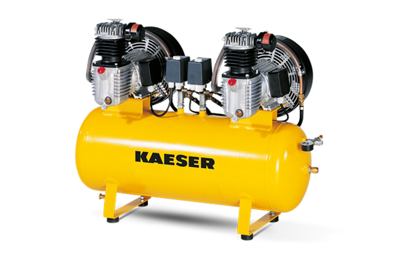 KAESER Industrie-Kolbenkompressor Doppelanlage Modell KCD 840-350