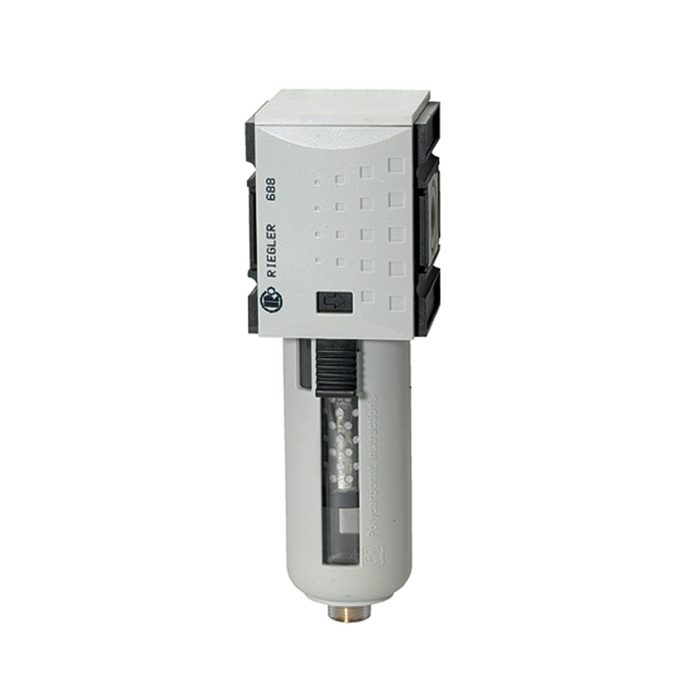 Riegler Active charcoal filter »FUTURA« with PC container, Size 4, G 3/4