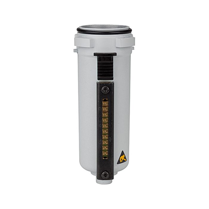 Riegler Metal container incl. viewing tube, mist oiler »FUTURA«, Size 2
