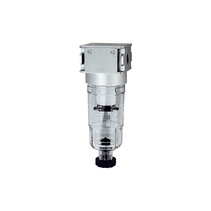 RIEGLER Filter »multifix-mini« with PC container, 5 µm, Size 0, G 1/8