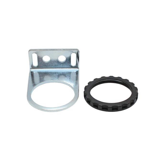 RIEGLER Haltewinkel mit Mutter M50x1,5, f. »multifix«, BG 3, G 1/2, G 3/4