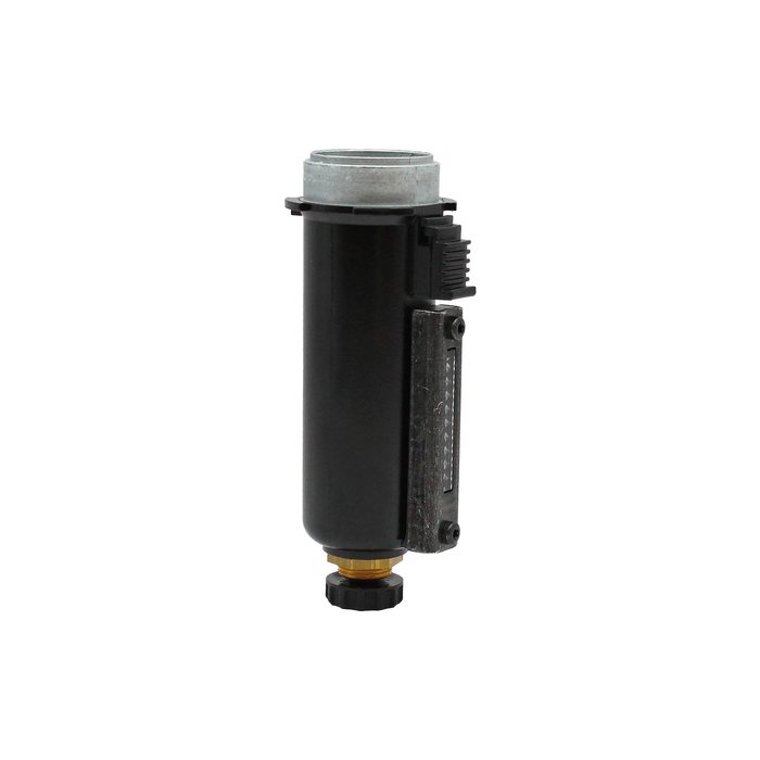 RIEGLER Metal container with viewing tube, incl. O-ring