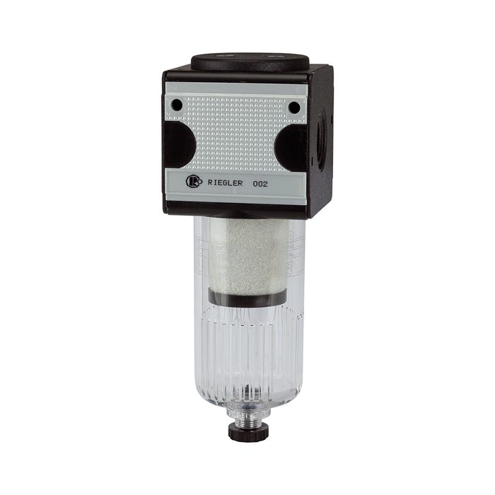 RIEGLER Pre-filter »multifix« with PC container, 0.3 µm, Size 3, G 1/2