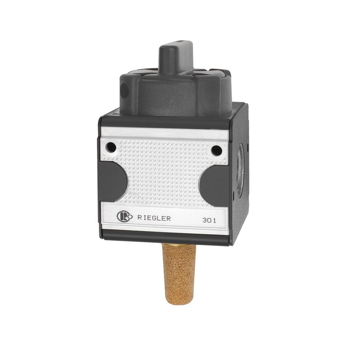 RIEGLER Ball valve 3/2-way »multifix«, lockable, Size 3, G 3/4