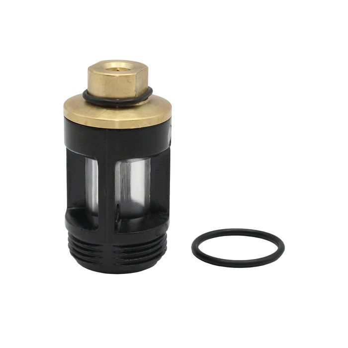 RIEGLER Drip cap made of metal, for mist oiler »variobloc«, Size 1