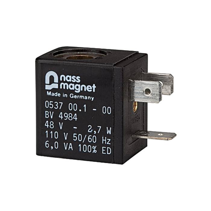 RIEGLER Solenoid coil 110 V AC, 50 Hz, for switch valve (3/2-way valve)