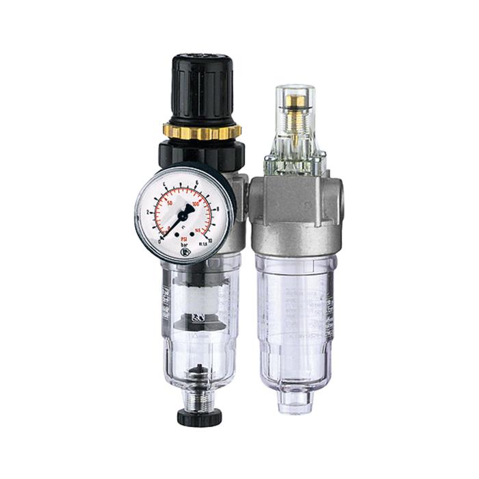 RIEGLER Wartungseinheit 2-tlg. »Standard-mini«, PC-Behälter, BG 0, G 1/4