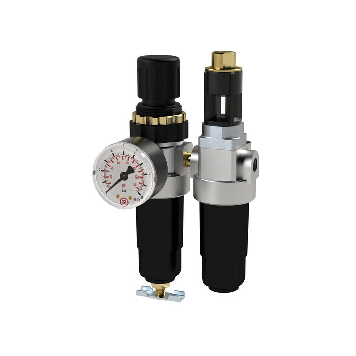 RIEGLER Service unit 2-part »Standard-mini« with metal container, G 1/4
