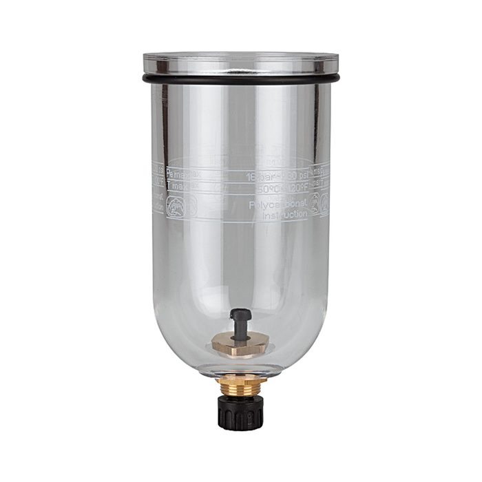 RIEGLER Polycarbonatbehälter, für Filterregler/Filter »Standard«, BG 2