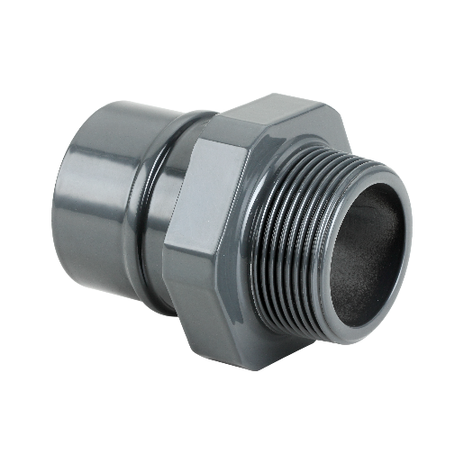 AIRpipe Adapter Mit Aussengewinde BSP, DN63-2"1/2"