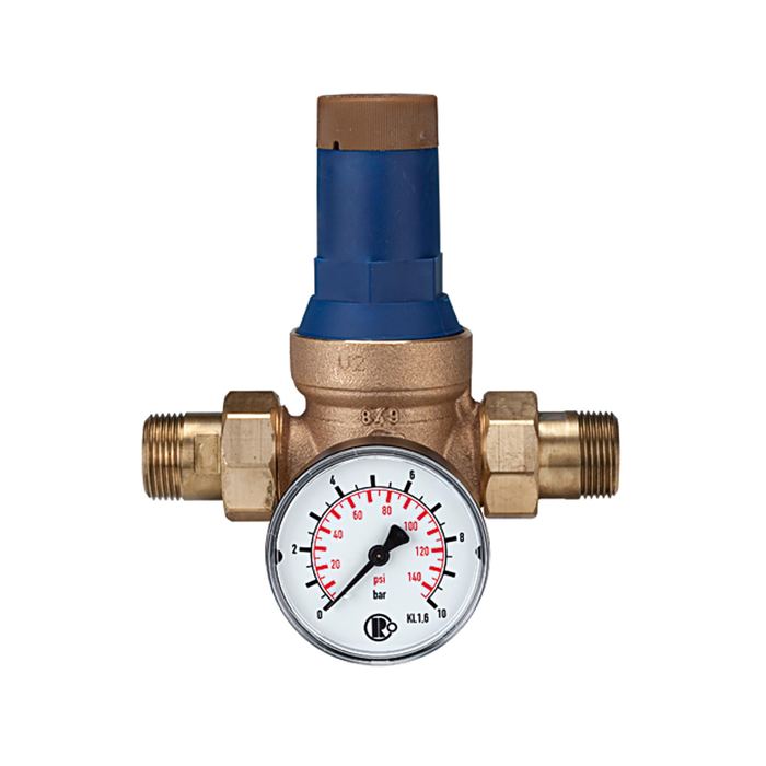 RIEGLER Pressure regulator for potable water, DVGW tested, R 1/2