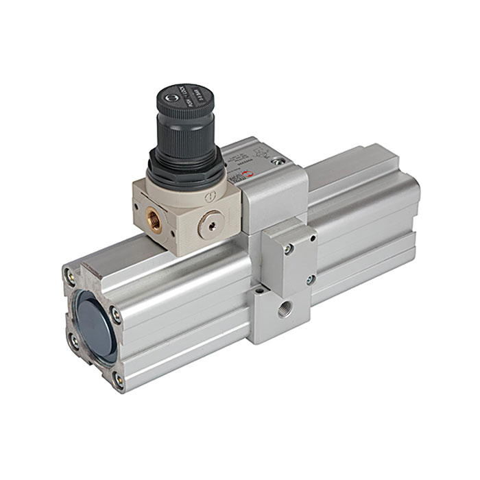 RIEGLER Double piston pressure multiplier (booster) with controller, G3/8