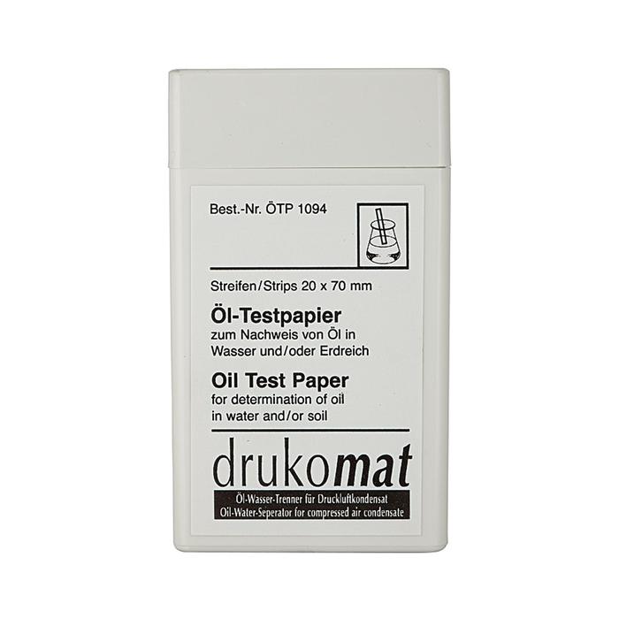 RIEGLER Oil test paper (50 strips), for oil water separator »drukosep«
