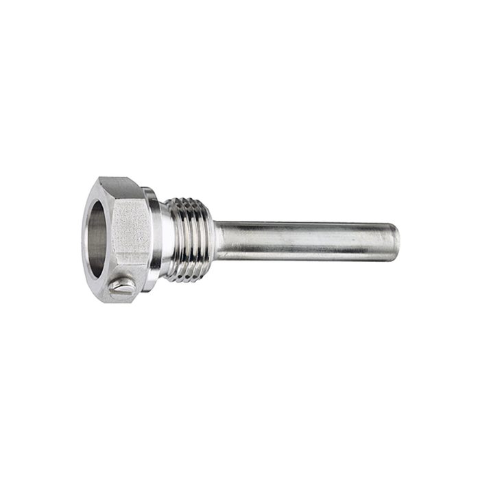RIEGLER Schutzrohr zum Einschrauben, G 1/2, L1 = 100 mm, Kupferlegierung