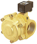RIEGLER 2/2-Wege-MV.,MS,NC,vorg.,230 V,50-60 Hz,NBR, Rp 2, PN 0,35-9 bar