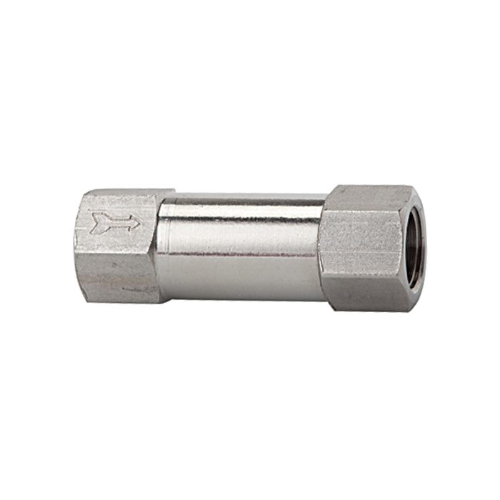 RIEGLER Check valve, Straight-way variant, Stainless steel 1.4404, G 1/4