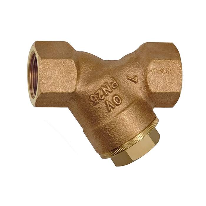 RIEGLER Schmutzfänger, Rotguss, G 2, DN 50, MW 0,25 mm