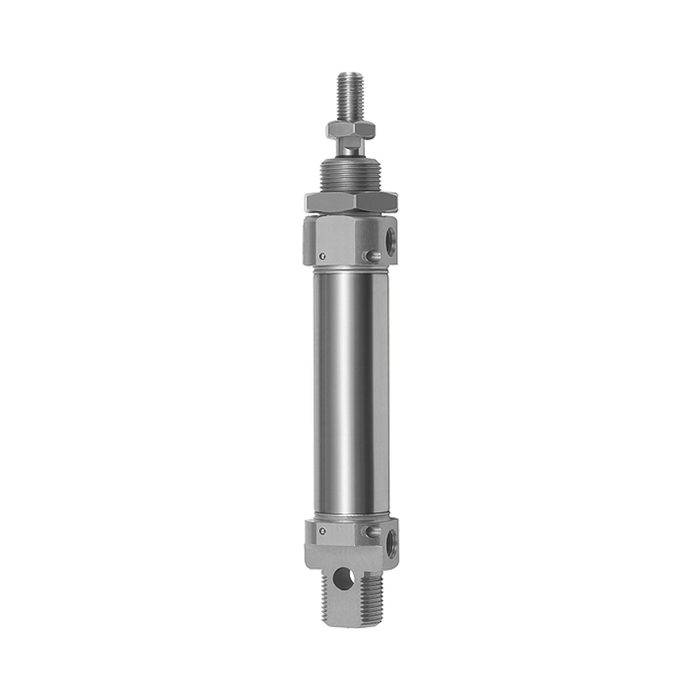 RIEGLER Round cylinder, double-acting, Piston Ø 25, Stroke 25, G 1/8