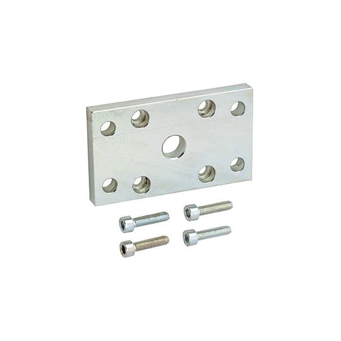 RIEGLER Front or floor flange, ISO 15552, ISO 21287, Piston Ø 32
