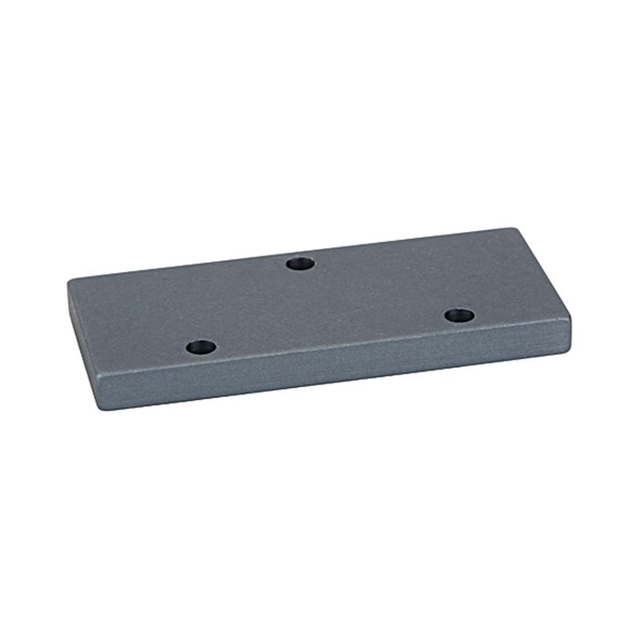 RIEGLER Abdeckplatte für Grundplatte G 1/4 für Anschlussfläche G 1/8