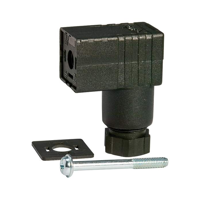 RIEGLER Gerätestecker für Mini-Magnetventile 15 mm, PG 9 Form C