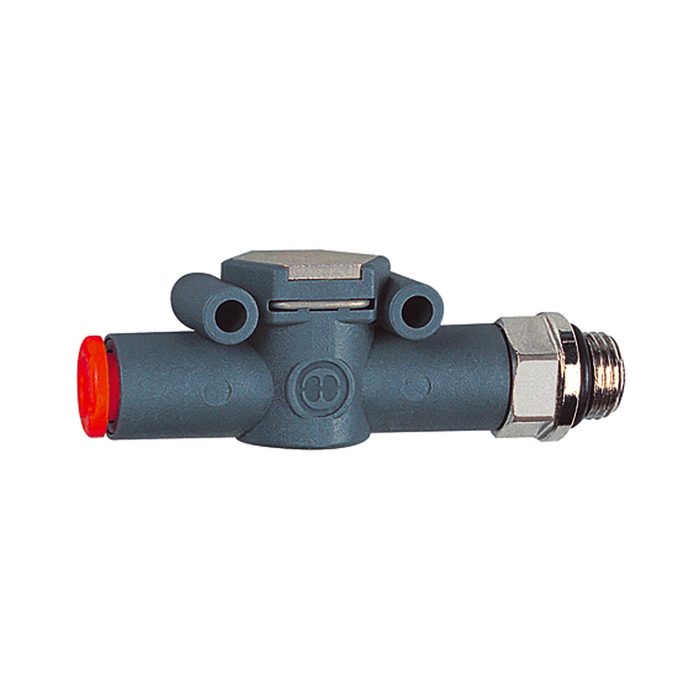 RIEGLER Check valve, Hose (inlet) - thread (outlet), G 1/8, hose 6