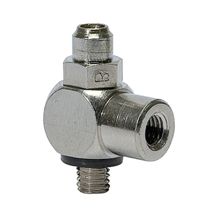 RIEGLER Drosselventil, Drosselung beidseitig (»B«), G 1/2 IG, G 1/2