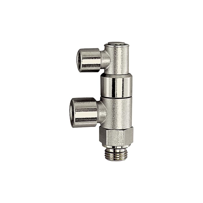 RIEGLER Stopper valve pneumatically actuated, G 1/2, G 1/2 i., G 1/8 i.