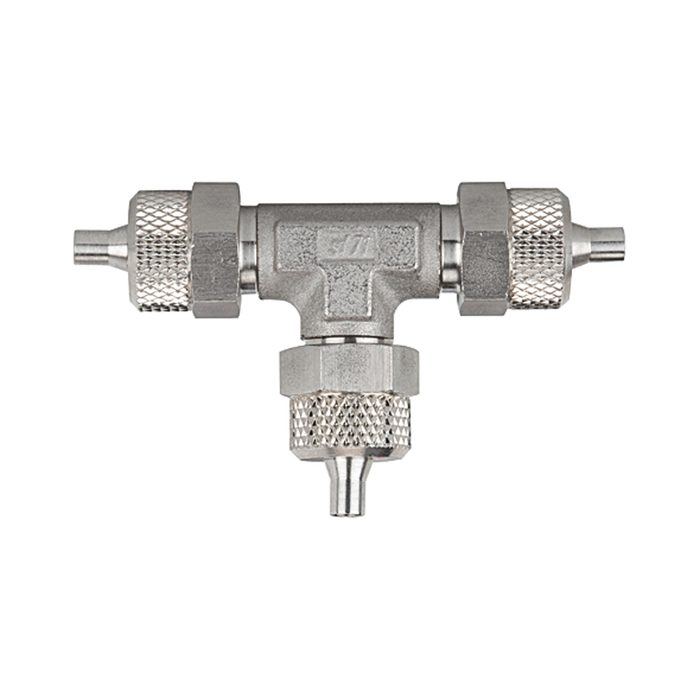 RIEGLER T-Verbinder, für Schlauch 8/6 mm, Edelstahl 1.4571