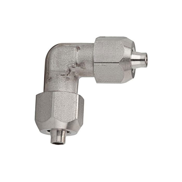 RIEGLER Angle connector, for hose 8/6 mm, AF1 14, AF2 10