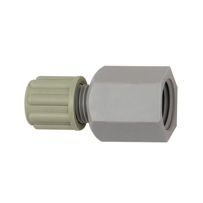 RIEGLER Gerade Aufschraubverschraubung G 1/8 i., für Schlauch 4/6 mm, PA
