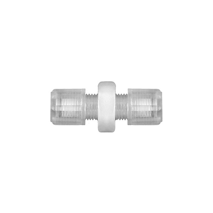 RIEGLER Straight hose connection, for hose 6/8 mm, AF 19, PFA